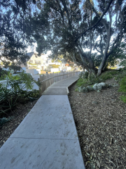 pathway away rom the shops in Mount Maunganui 