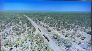 on the highway