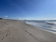 sand to the north / east
