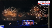 display of fireworks in US history