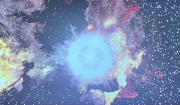 space full of lights