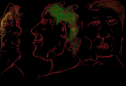 back ground black