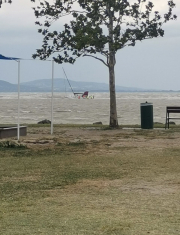 taught caught by a windy day