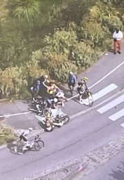 Vandegard crashes on the corner