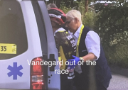 Vandegard taken to hospital
