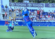 caught off this ball
