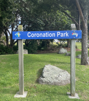 Coronation Park sign