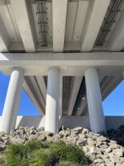 under motorway Bayfair