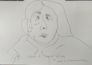 portrait of Oscar Wilde 