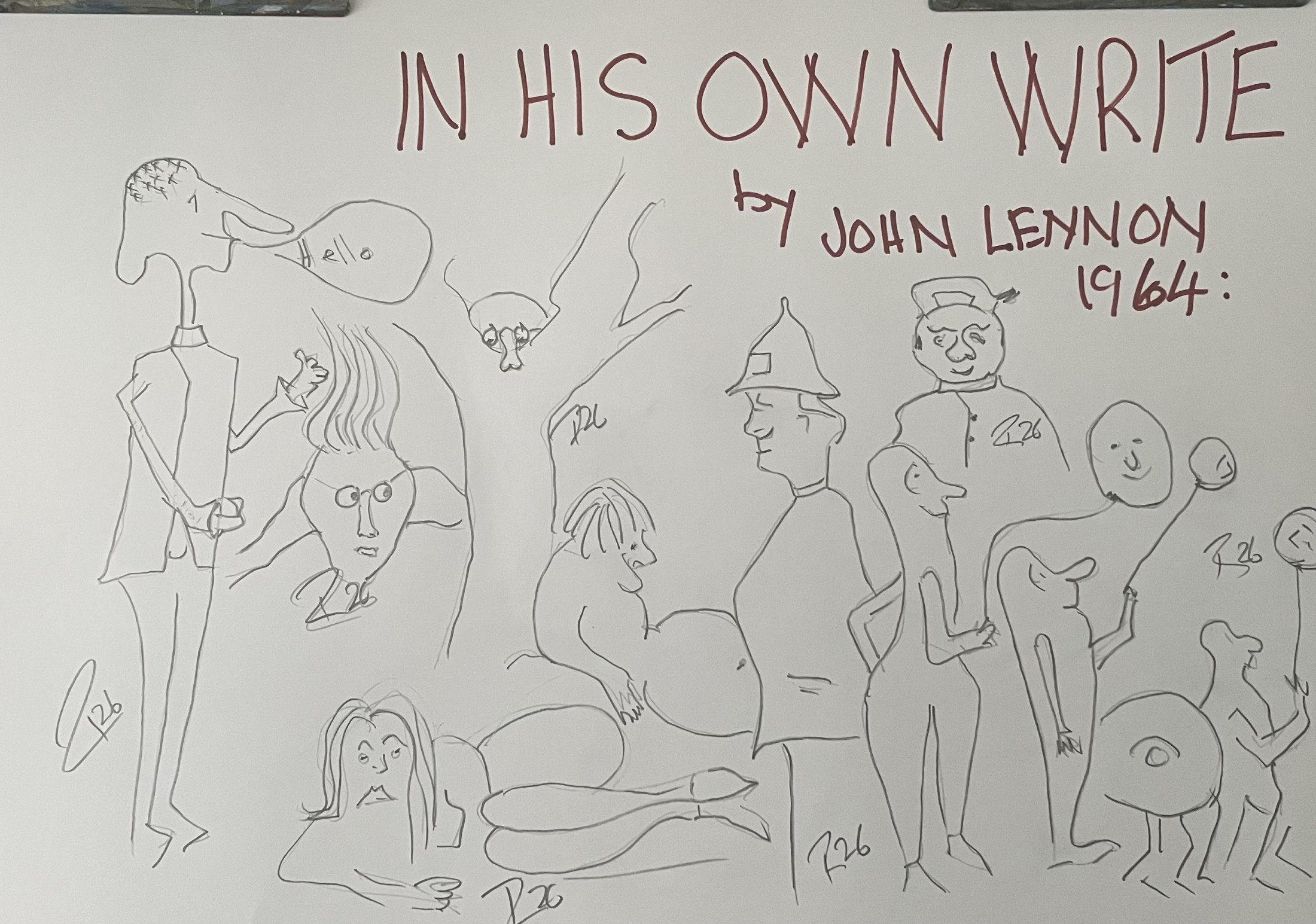 in his own write