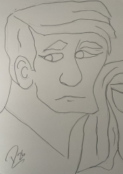 John in pencil