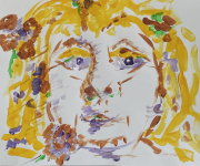 girl with yellow hair on monday